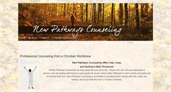Desktop Screenshot of newpathwayscounseling.com