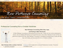Tablet Screenshot of newpathwayscounseling.com